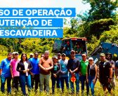 Curso de Operação e Manutenção de Retroescavadeira fortalece qualificação para o setor produtivo